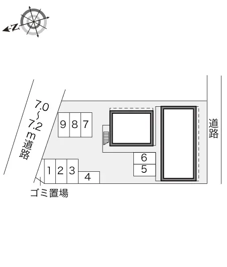 ★手数料０円★小牧市二重堀　月極駐車場（LP）